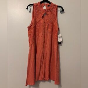 Heart Soul Coral Lace Dress